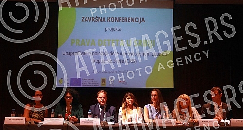Final conference of the project Rights of the Child in Serbia - Improving the position of children in the judicial system of RS, organized by the International Rescue Committee, in partnership with the Center for the Rights of the Child and the NGO A