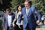 Milorad Dodik, the president of SNSD and the candidate of this political party for the president of Republika Srpska, voted at the polling station in the House of Culture in Laktasi.Milorad Dodik, predsednik SNSD-a i kandidat ove politicke partije 
