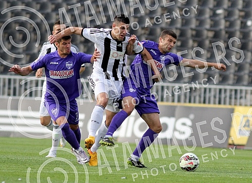 Utakmica 29 kola Jelen Super Lige Srbije izmedju FK Partizan i FK Novi Pazar i proslava titule sampiona Srbije JSL - 26. FK Partizan odrzana/odigrana na stadionu Partizana.