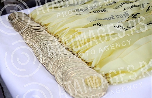 Utakmica 29 kola Jelen Super Lige Srbije izmedju FK Partizan i FK Novi Pazar i proslava titule sampiona Srbije JSL - 26. FK Partizan odrzana/odigrana na stadionu Partizana.