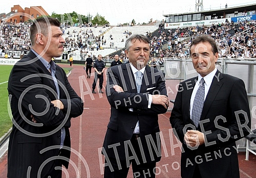Utakmica 29 kola Jelen Super Lige Srbije izmedju FK Partizan i FK Novi Pazar i proslava titule sampiona Srbije JSL - 26. FK Partizan odrzana/odigrana na stadionu Partizana.
