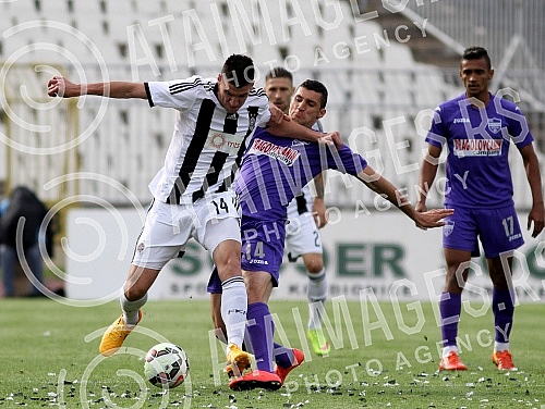 Utakmica 29 kola Jelen Super Lige Srbije izmedju FK Partizan i FK Novi Pazar i proslava titule sampiona Srbije JSL - 26. FK Partizan odrzana/odigrana na stadionu Partizana.