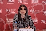 The press center of the UNS hosted a press conference of the president of the Living for Serbia Movement, Jovana Stojkovic, who was recently arrested for posting on social networks regarding the vaccination against the coronavirus, with the topic 