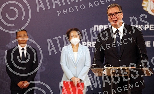 The President of Serbia, Aleksandar Vucic, met with the delegation of the Chinese company 
