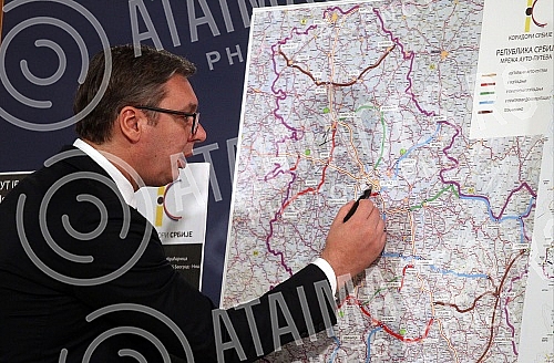 The President of Serbia, Aleksandar Vucic, met with the delegation of the Chinese company 