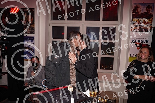 The celebration on the occasion of the incredible success of the film TOMA, more than a million spectators was held at the Yugoslav Cinematheque, and on that occasion the producers and authors were awarded the Yugoslav Cinematheque.Proslava povodom