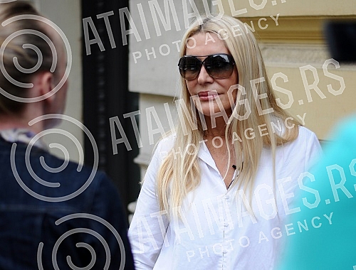 Press conference of Verica Rakocevic ' fashion creator held in Manufaktura restaurant.Pres konferencija Verice Rakocevic, modne kreatorke odrzana u restoranu Manufaktura. 