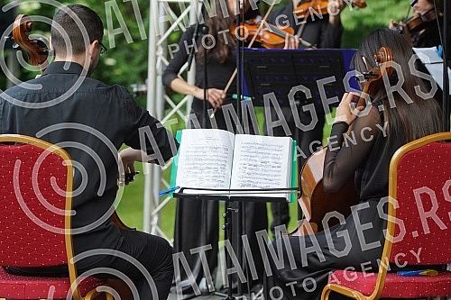 The Muzikon orchestra and Stefan Milenkovic held a 