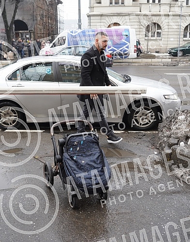 Municipal wedding of Marko Trajkovic, another singer Radisa Trajkovic Djanija.Opstinsko vencanje Marka Trajkovica, drugog sia pevaca Radise Trajkovica Djanija.
