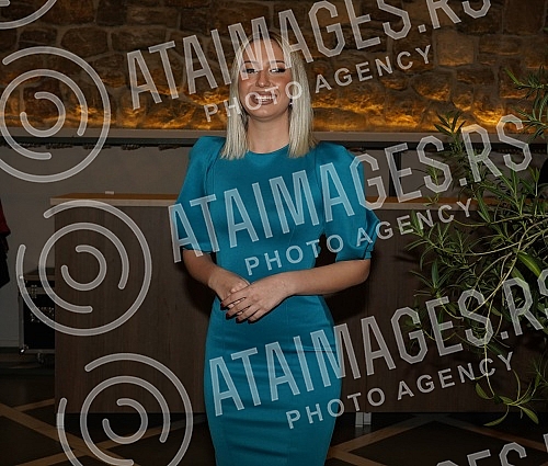 Singer Katarina Grujic and football player Marko Gobeljic became the parents of daughter Katja yesterday, and on that happy occasion, a celebration was held tonight at the Topciderac restaurant.