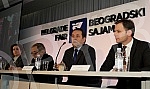 Na Beogradskom sajmu odrzana konferencija za novinare povodom predstojeceg 38. Medjunarodnog sajma turizma - 7. sajam vina 