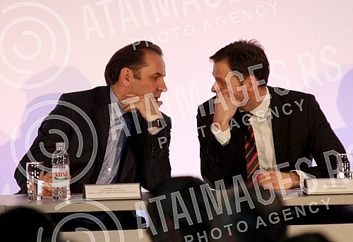 Na Beogradskom sajmu odrzana konferencija za novinare povodom predstojeceg 38. Medjunarodnog sajma turizma - 7. sajam vina 