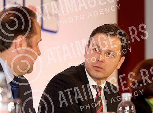 Na Beogradskom sajmu odrzana konferencija za novinare povodom predstojeceg 38. Medjunarodnog sajma turizma - 7. sajam vina 