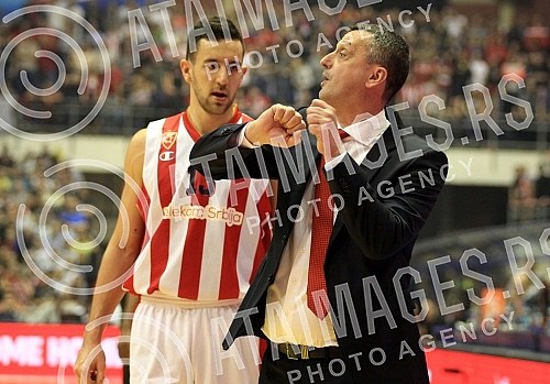 Utakmica 7. kola grupe `A`, TOP 16 faze Evrolige (Euroleague, TOP 16, Round 7, group A) odigrana u Hali Pionir izmedju KK Crvena zvezda Telekom i KK Cedevita Zagreb.
