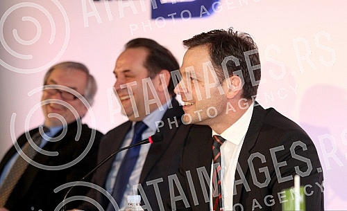 Na Beogradskom sajmu odrzana konferencija za novinare povodom predstojeceg 38. Medjunarodnog sajma turizma - 7. sajam vina 