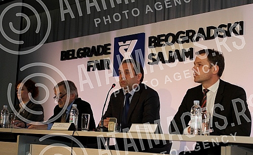 Na Beogradskom sajmu odrzana konferencija za novinare povodom predstojeceg 38. Medjunarodnog sajma turizma - 7. sajam vina 