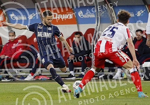 The match of the quarterfinals of the Serbian Cup between FK Crvena zvezda and FK TSC was played at the Rajko Mitic Stadium.Utakmica cetvrtine finala Kupa Srbije izmedju FK Crvena zvezda  i FK TSC odigrana je na stadionu Rajko Mitic.