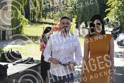 The judicial panel of the Special Court in Belgrade sentenced the suspended SBPOK inspector Bozidar Stolic on charges that he abused his official position to reveal information about the investigation against the organizers and members of the organiz