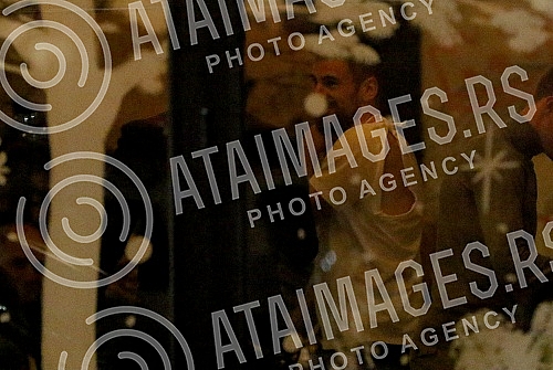 PAPARAZZO PHOTO, Football player Nenad Tomovic (FC SPLA - Seria A) celebrating birth od the third child.PAPARACO FOTO, Fudbaler Nenad Tomovic (FK SPAL, Serija A) slavi rodjenje treceg deteta.