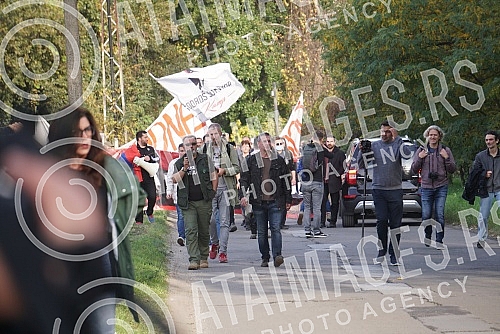 On the Day of Liberation of Novi Sad, the Novi Sad Ecological Front initiative invited citizens to protest against the destruction of nature around the Danube due to the construction of the fourth bridge.Na Dan oslobodjenja Novog Sada, inicijativa 