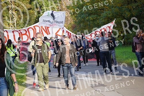 On the Day of Liberation of Novi Sad, the Novi Sad Ecological Front initiative invited citizens to protest against the destruction of nature around the Danube due to the construction of the fourth bridge.Na Dan oslobodjenja Novog Sada, inicijativa 