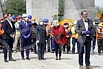 The President of the Republic of Serbia, Aleksandar Vucic, visited the works on the construction of the Belgrade-Budapest express railway (Stara Pazova-Novi Sad section).Predsednik Republike Srbije Aleksandar Vucic obisao je radove na izgradnji brze