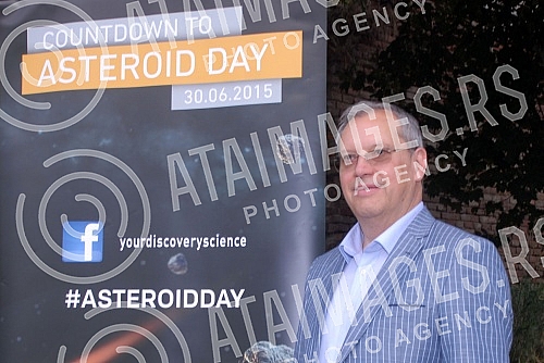 Konferencija za medije povodom dana asteroida (30.juna), datum koji obelezava godisnjicu dogadjaja iz 1908. kada je u Sibiru udario najveci asteroid u skorasnjoj istoriji, u beogradskom planetarijumu u organizaciji Discavery tv kanala.