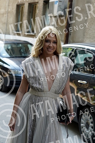 Arrival of guests to film the show 