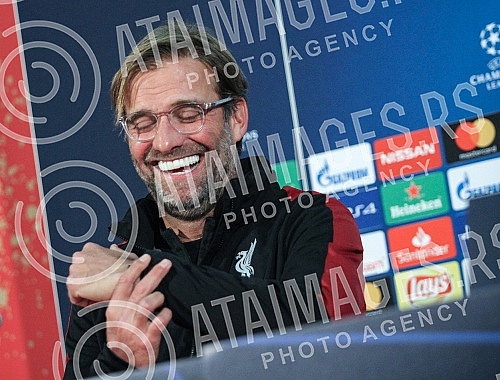 Press conference of Jurgen Klopp before the match of 4 rounds of Group C in the Champions League.Pres konferencija Jirgena Klopa pred utakmicu 4 kola grupe C u Ligi sampiona.