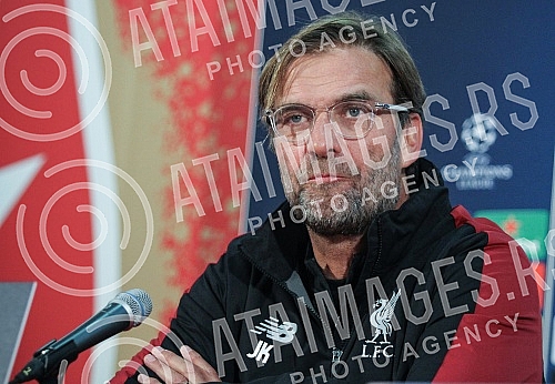 Press conference of Jurgen Klopp before the match of 4 rounds of Group C in the Champions League.Pres konferencija Jirgena Klopa pred utakmicu 4 kola grupe C u Ligi sampiona.