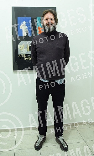 Exhibition of paintings by Helgi Thorgils Fridjonsson in the Chaos Gallery.Izlozba slika Helgi Thorgils Fridjonsson u galeriji Haos 