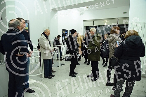 Exhibition of paintings by Helgi Thorgils Fridjonsson in the Chaos Gallery.Izlozba slika Helgi Thorgils Fridjonsson u galeriji Haos 