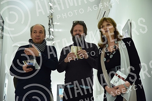 Exhibition of paintings by Helgi Thorgils Fridjonsson in the Chaos Gallery.Izlozba slika Helgi Thorgils Fridjonsson u galeriji Haos 