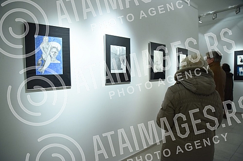 Exhibition of paintings by Helgi Thorgils Fridjonsson in the Chaos Gallery.Izlozba slika Helgi Thorgils Fridjonsson u galeriji Haos 