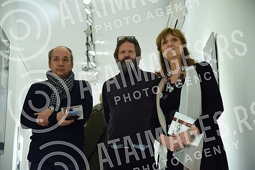 Exhibition of paintings by Helgi Thorgils Fridjonsson in the Chaos Gallery.Izlozba slika Helgi Thorgils Fridjonsson u galeriji Haos 