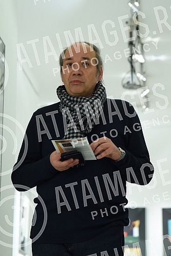 Exhibition of paintings by Helgi Thorgils Fridjonsson in the Chaos Gallery.Izlozba slika Helgi Thorgils Fridjonsson u galeriji Haos 