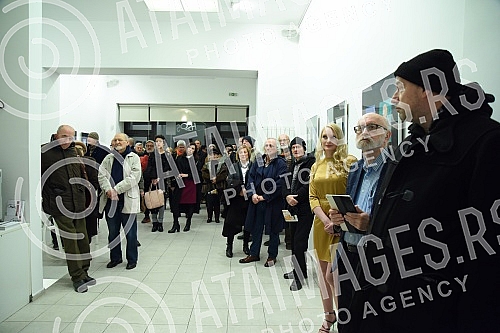 Exhibition of paintings by Helgi Thorgils Fridjonsson in the Chaos Gallery.Izlozba slika Helgi Thorgils Fridjonsson u galeriji Haos 