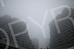 City pollution mixed with morning fog, Belgrade cityscape.

Zagadjenje grada pomesano sa jutarnjom maglom, gradski pejzaz Beograda.