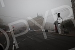 City pollution mixed with morning fog, Belgrade cityscape.

Zagadjenje grada pomesano sa jutarnjom maglom, gradski pejzaz Beograda.