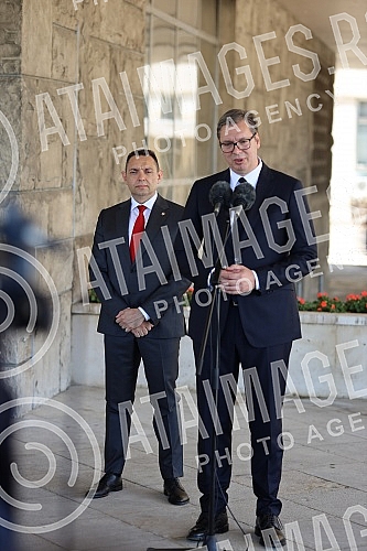 On the plateau in front of the Palace of Serbia, the Day of the Ministry of the Interior and the Police Day were marked, during which 1,337 new members of the Ministry of the Interior took the oath.Na platou ispred Palate Srbija obelezen je Dana Mi
