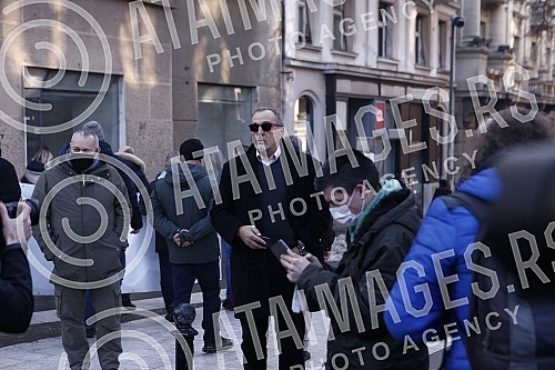 On the fourth anniversary of the murder of Oliver Ivanovic, citizens and opposition leaders gathered in front of the Presidency of the Republic of Serbia, and then went for a walk along the route to the Church of St. Mark under the slogan 