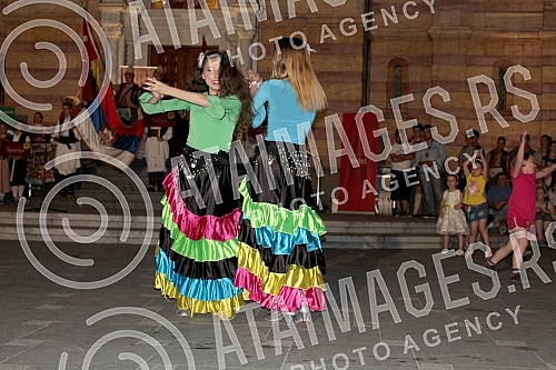 Opening ceremony of Dukat fest held in Banja Luka in front of temlp of Hrista Spasitelja.Svecana ceremonija otvaranja Dukat festa odrzana u Banja Luci ispred Hrama Hrista Spasitelja.