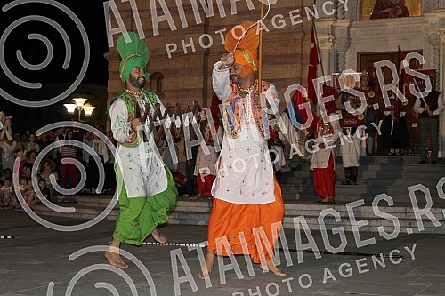 Opening ceremony of Dukat fest held in Banja Luka in front of temlp of Hrista Spasitelja.Svecana ceremonija otvaranja Dukat festa odrzana u Banja Luci ispred Hrama Hrista Spasitelja.