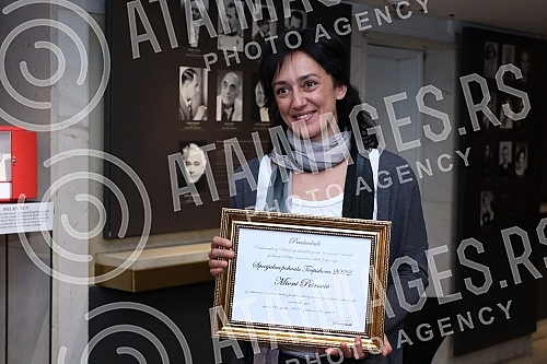 Recognitions of the Association of Professional Ballet Dancers, Choreographers and Ballet Educators of Serbia (PUBS) for 2022 were awarded - the Terpsihora Award and a special commendation.Dodeljena su priznanja Udruzenja profesionalnih baletskih i