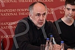 A press conference on the occasion of the announcement of the premiere of Djordje Kosic's play 