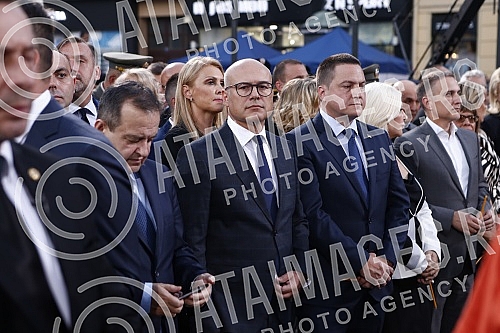 The state manifestation dedicated to the memory of all martyred and exiled Serbs on the occasion of the 27th anniversary of the military action Storm, this year was held in Novi Sad on Freedom Square.Drzavna manifestacija posvecena secanju na sve st