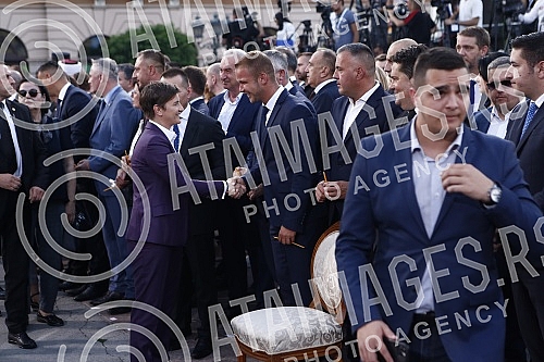 The state manifestation dedicated to the memory of all martyred and exiled Serbs on the occasion of the 27th anniversary of the military action Storm, this year was held in Novi Sad on Freedom Square.Drzavna manifestacija posvecena secanju na sve st