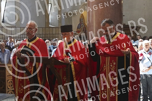 Associations Zavicaj and Coordination organized a memorial service in the Church of St. Mark in Belgrade to all victims of the Croatian action Storm, when around 250,000 Serbs were expelled from Croatia.Udruzenja Zavicaj i Koordinacija organizovali