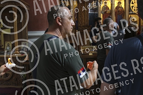 Associations Zavicaj and Coordination organized a memorial service in the Church of St. Mark in Belgrade to all victims of the Croatian action Storm, when around 250,000 Serbs were expelled from Croatia.Udruzenja Zavicaj i Koordinacija organizovali