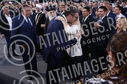 The state manifestation dedicated to the memory of all martyred and exiled Serbs on the occasion of the 27th anniversary of the military action Storm, this year was held in Novi Sad on Freedom Square.Drzavna manifestacija posvecena secanju na sve st